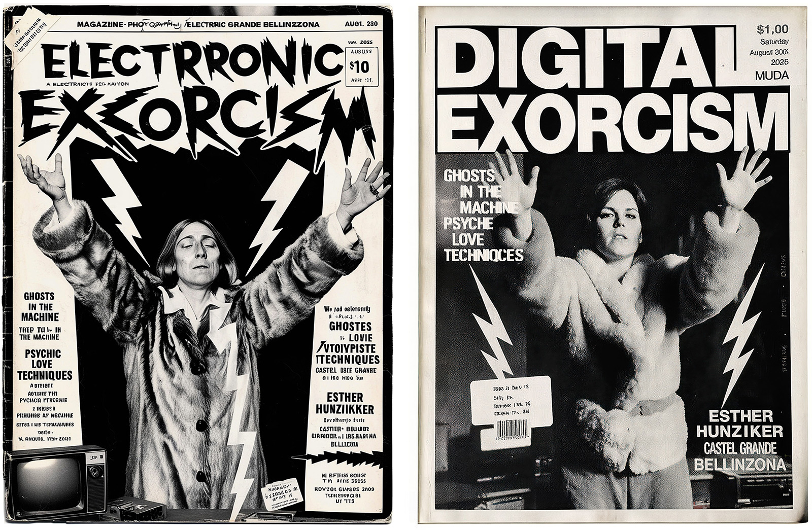 Esther Hunziker – Digital Exorcism, Artist Talk, Flyer