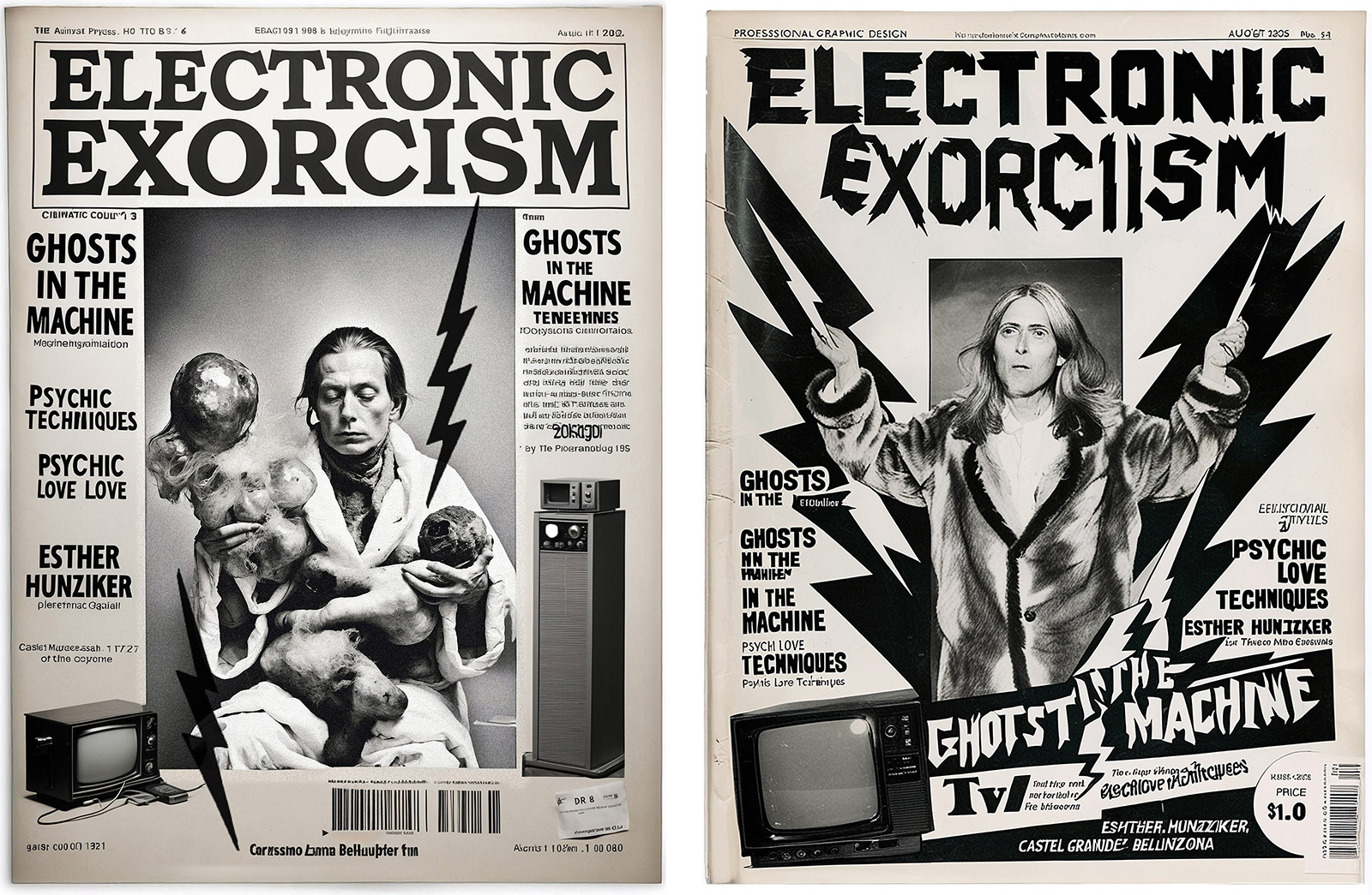 Esther Hunziker – Digital Exorcism, Artist Talk, Flyer
