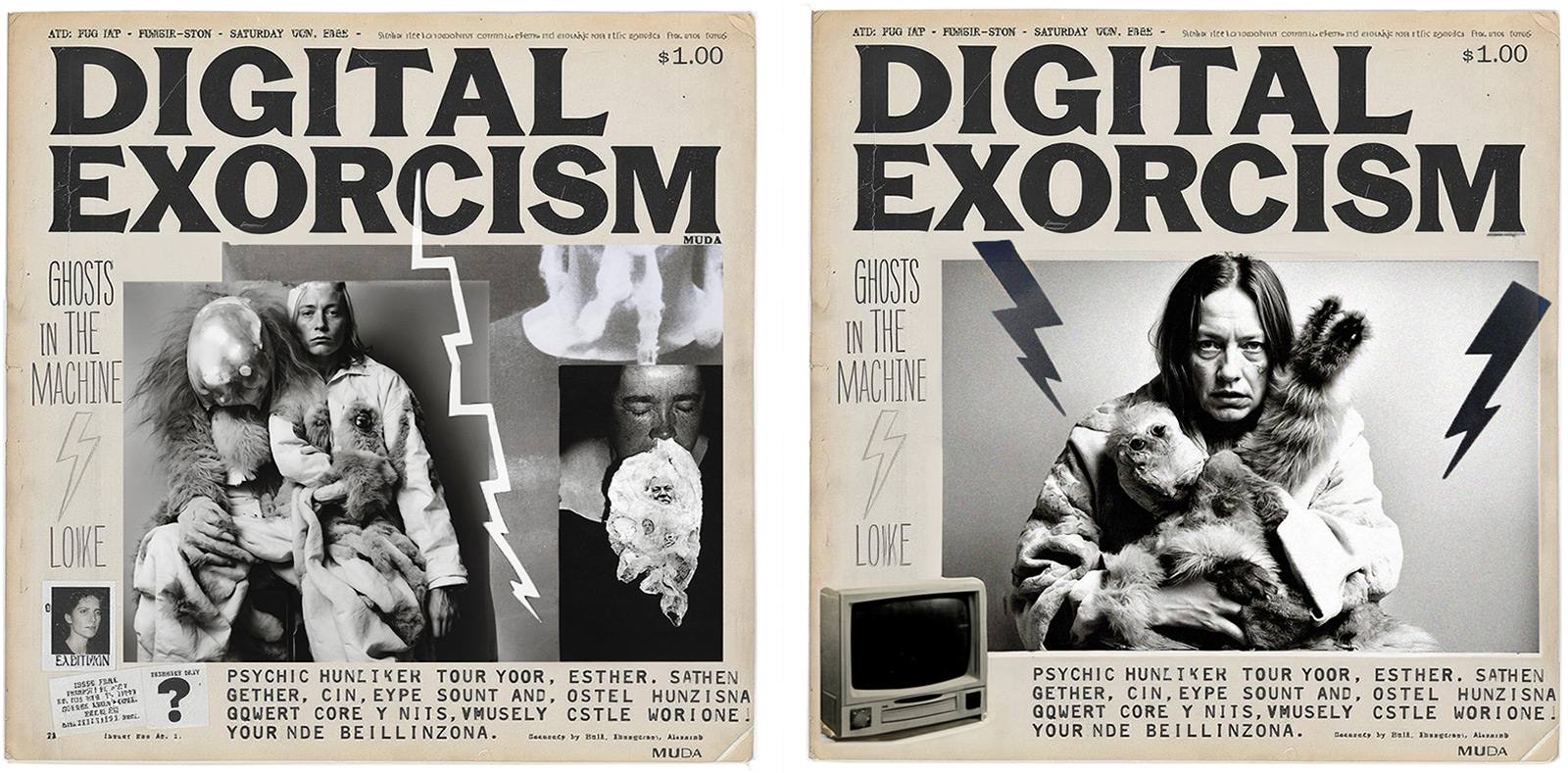 Esther Hunziker – Digital Exorcism, Artist Talk, Flyer