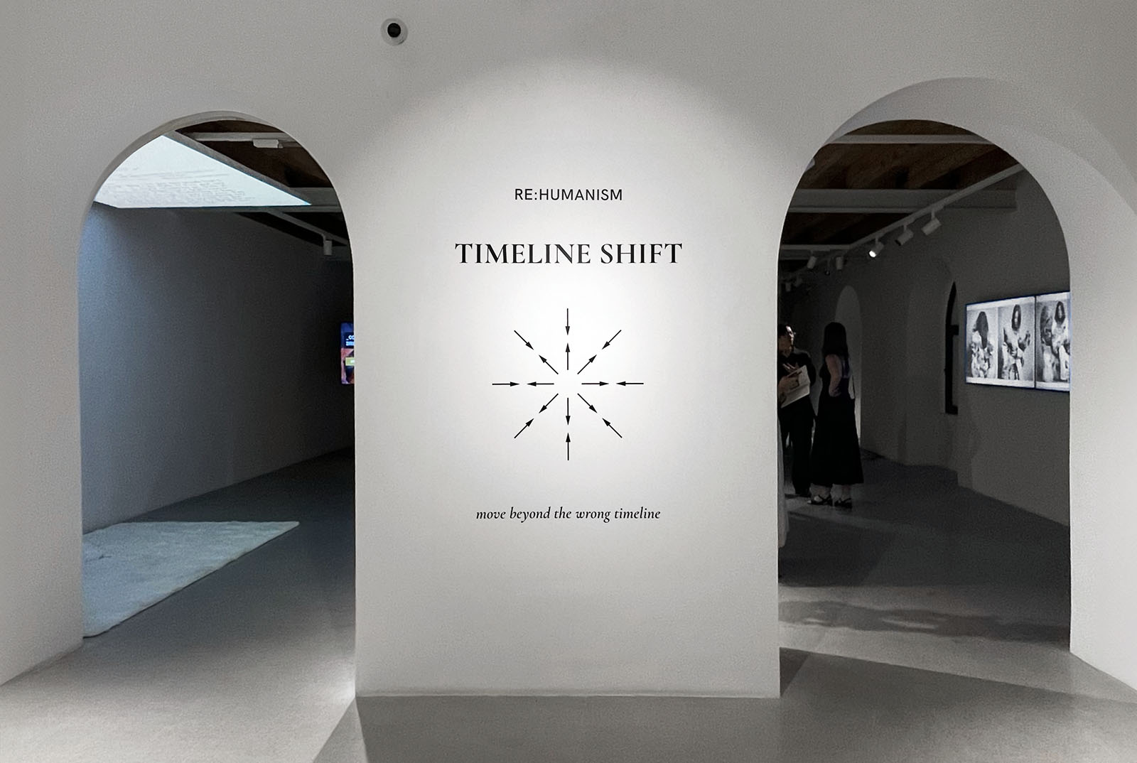 Esther Hunziker / Screen Tests, exhibition view, Re:humanism Art Price