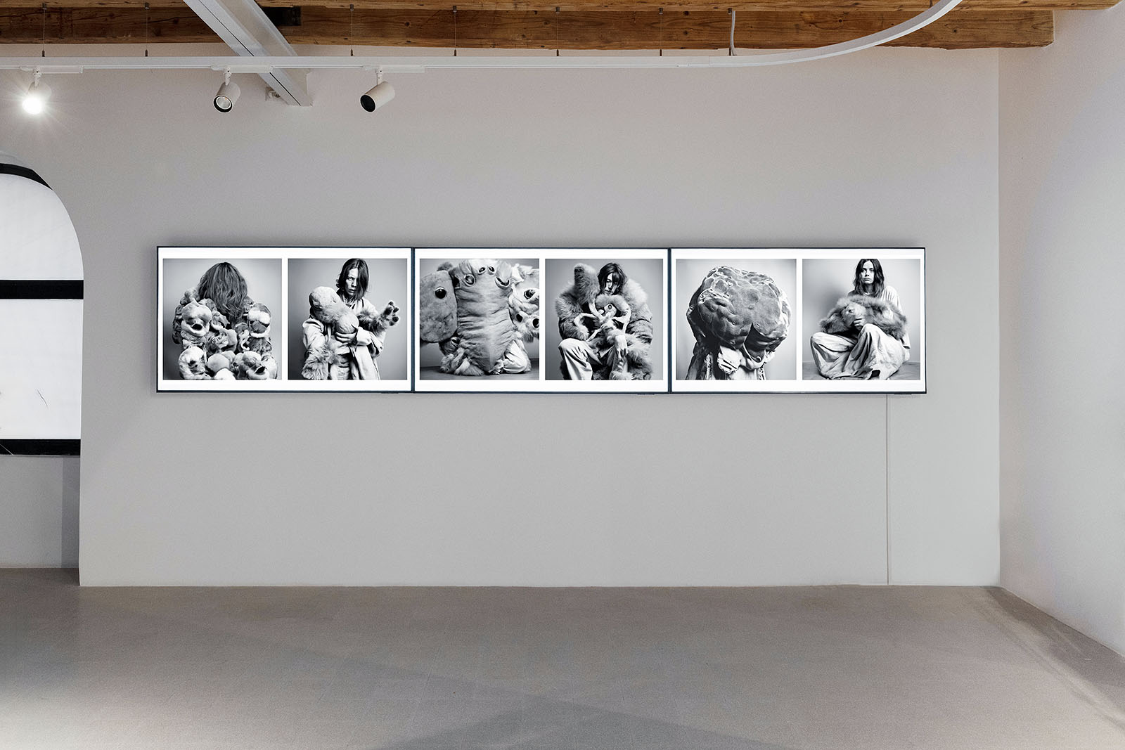 Esther Hunziker / Screen Tests, exhibition view, Re:humanism Art Price